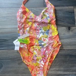 Women’s swimsuit Sanctuary swim XL reversible nwt